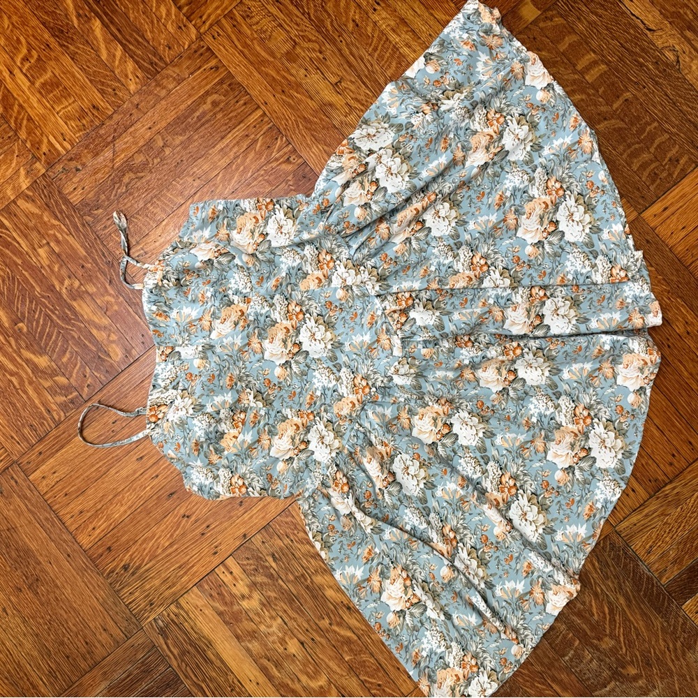 SHEIN Floral Mini Dresses - Yellow and Blue - Picture 5 of 7
